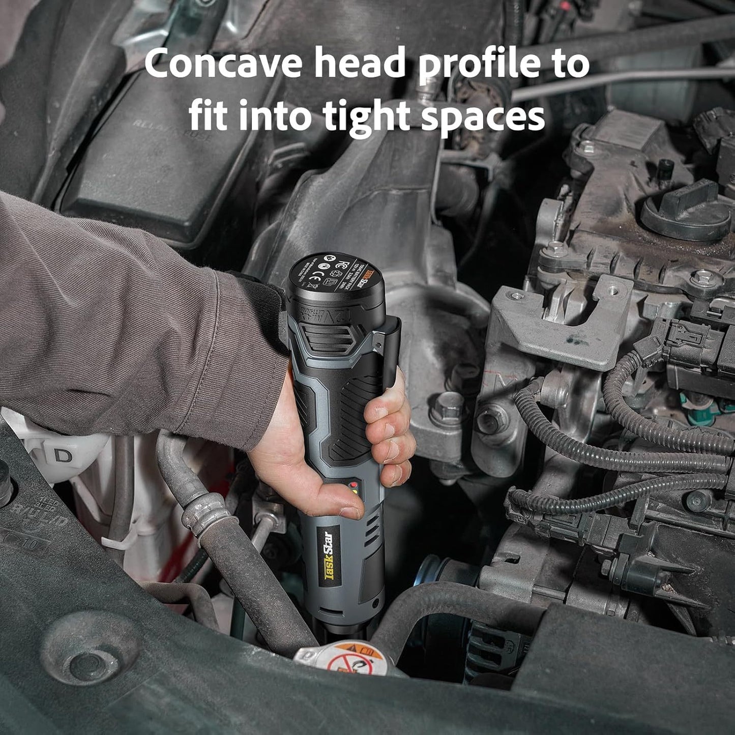 Electric Ratchet Wrench 400 Nm Impact Wrench With Variable Speed Trigger Charger