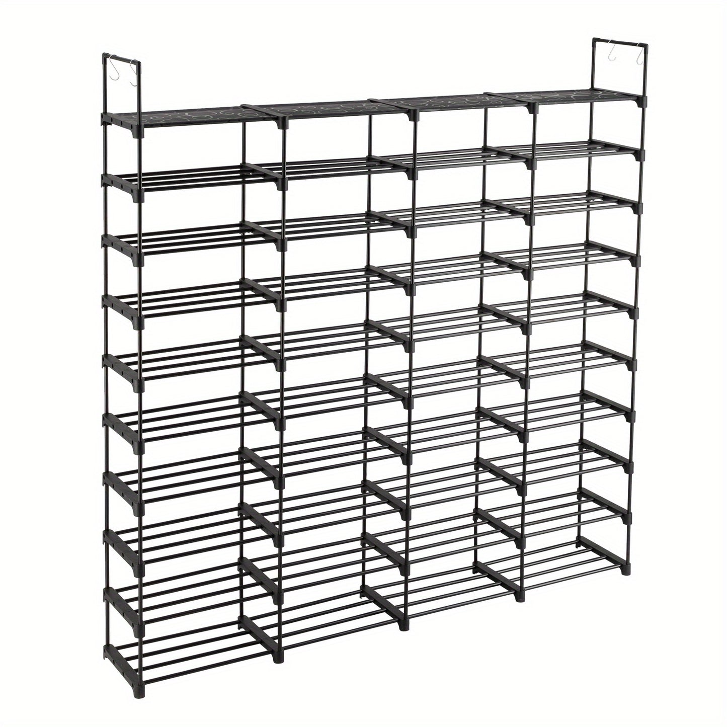 MOTOOS 10 Tier Shoe Rack Space Saving Storage Organizer For Shoes