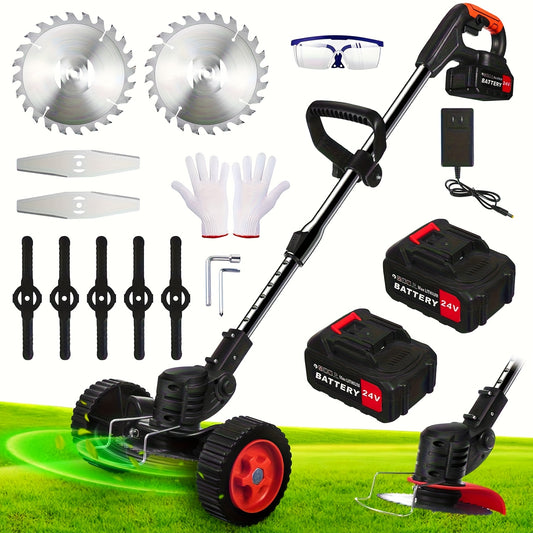 JAHY2TECH 2025 Upgraded Cordless Weed Eater 4 In 1 Trimmer