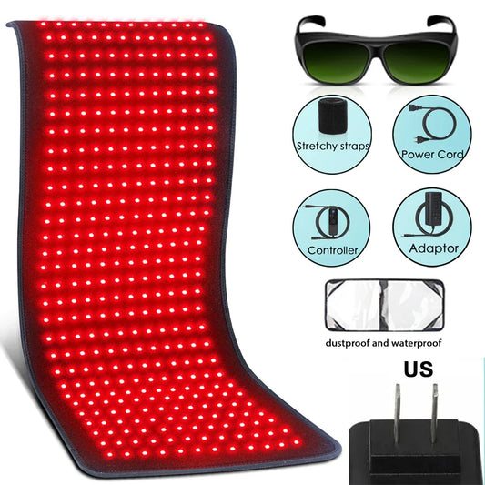 Astarexin Red Light Therapy Heating Pad Infrared Body Pain Relief 11.8x31.5in