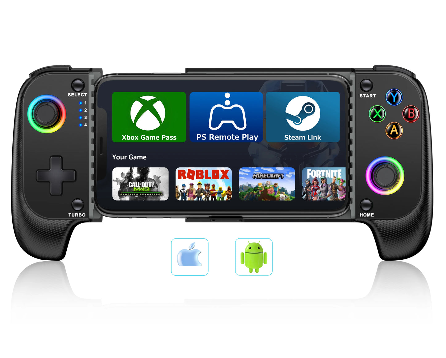 BEBONCOOL MC100 Gamepad Telescopic Bluetooth Joystick Controller For iOS Android Phone