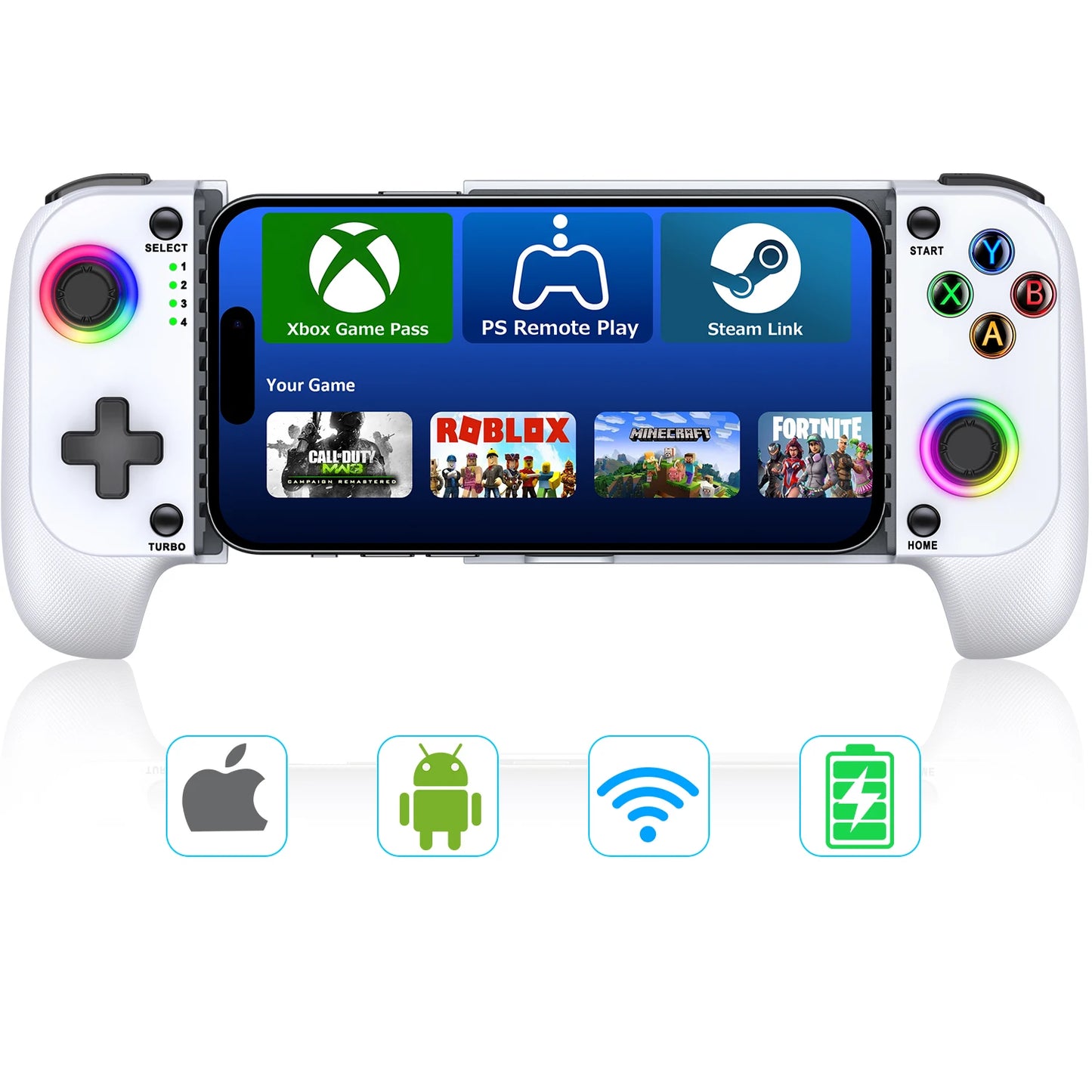 BEBONCOOL MC100 Gamepad Telescopic Bluetooth Joystick Controller For iOS Android Phone