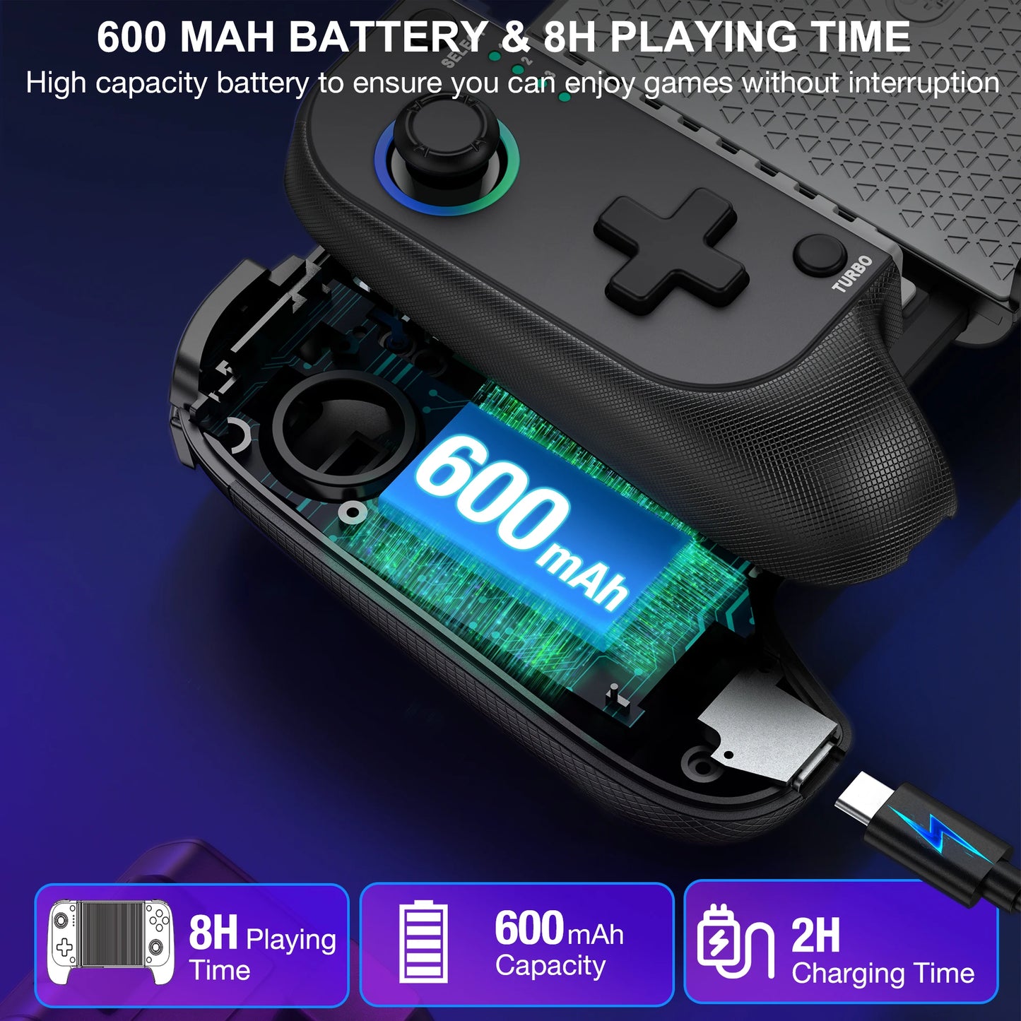 BEBONCOOL MC100 Gamepad Telescopic Bluetooth Joystick Controller For iOS Android Phone