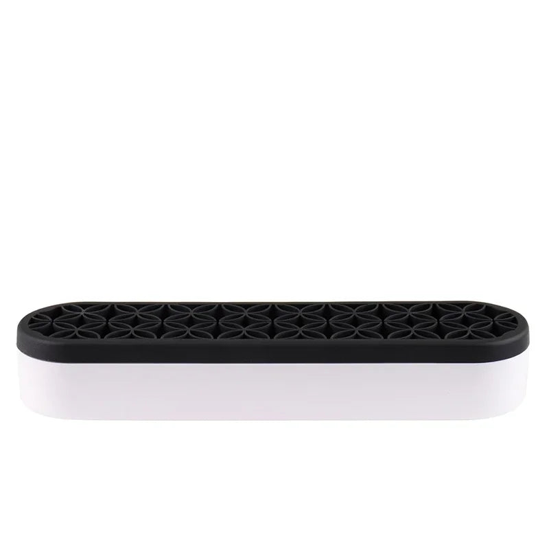 Silicone Nail And Makeup Brush Display Stand Storage Rack Organizer