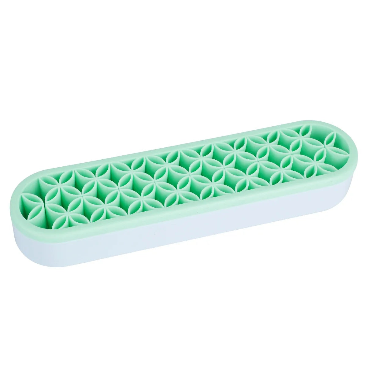 Silicone Nail And Makeup Brush Display Stand Storage Rack Organizer
