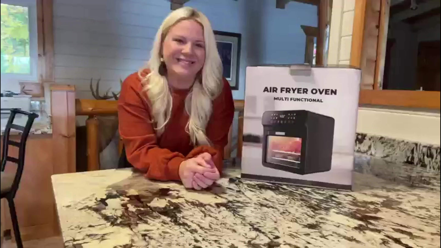Smart Air Fryer Oven 12 Quart 12in1 With Presets And Light