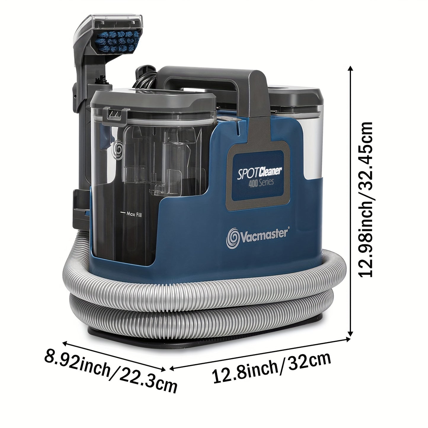 400 Series Portable Carpet & Upholstery Spot Cleaner Machine, 15Kpa Power Suction With Versatile Tools For Pets, Area Rugs And Couches