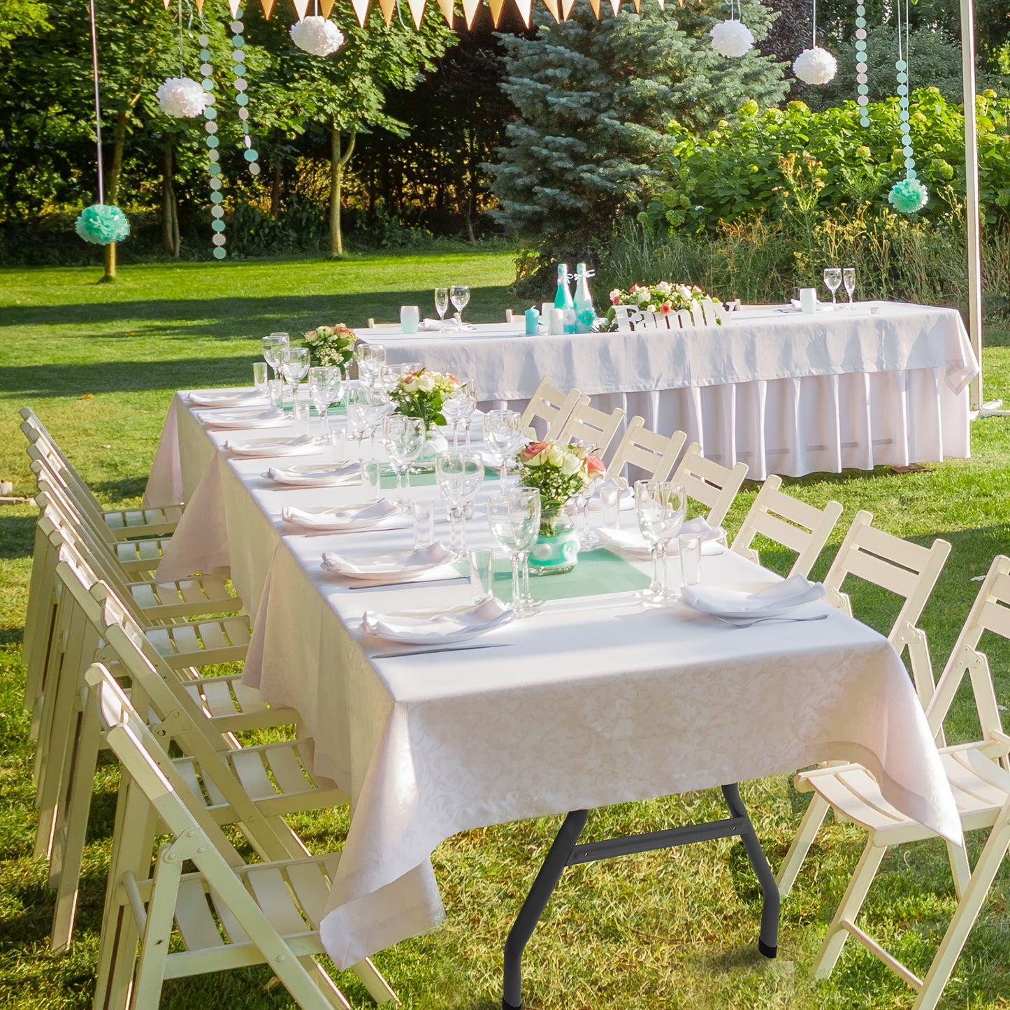 4ft/6ft Plastic folding Table