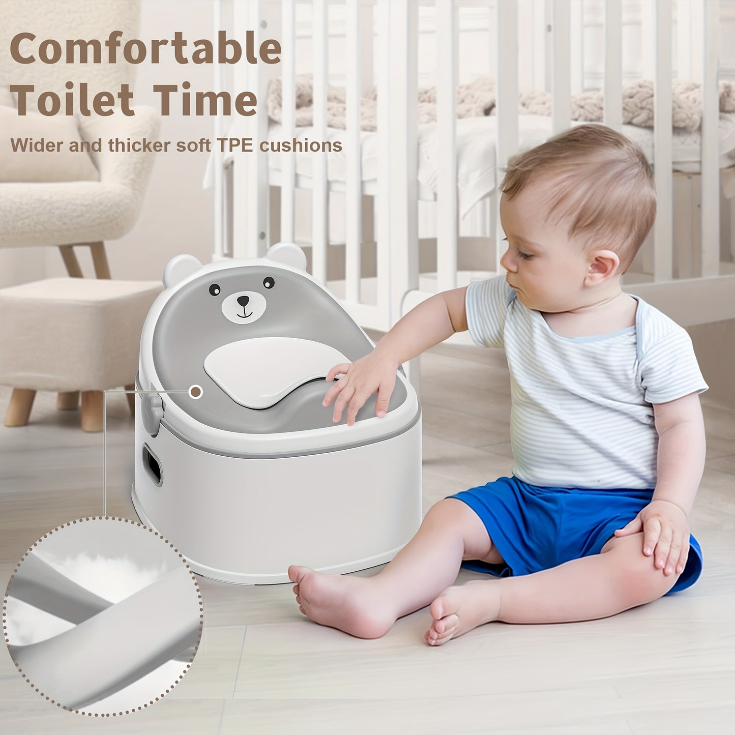 3 In 1 Potty Training Toilet Portable Potty Seat Toddler