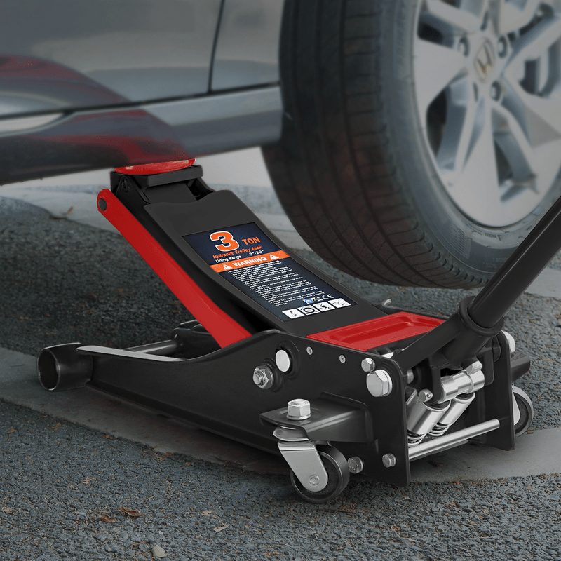 3 Ton Low Profile Hydraulic Floor Jack 6000 Lbs Capacity 3 To 20 Inches