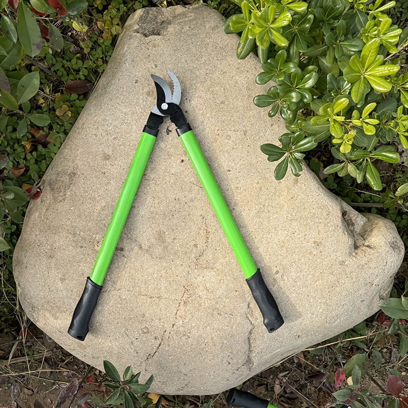 3Pcs Gardening Pruning Shears Set 55Mn Steel Thick Blades Lawn Hedge Clippers