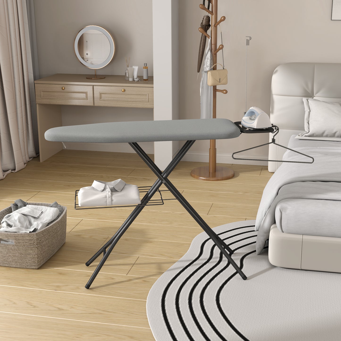 Costoffs Full Size Ironing Board Height Adjustable With Cord Holder