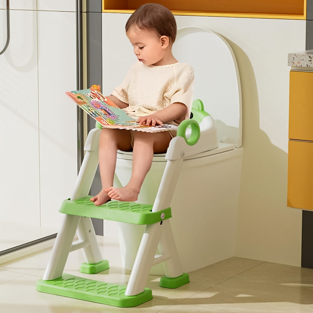 2 in 1 Potty Training Toilet With Steps And Handrails