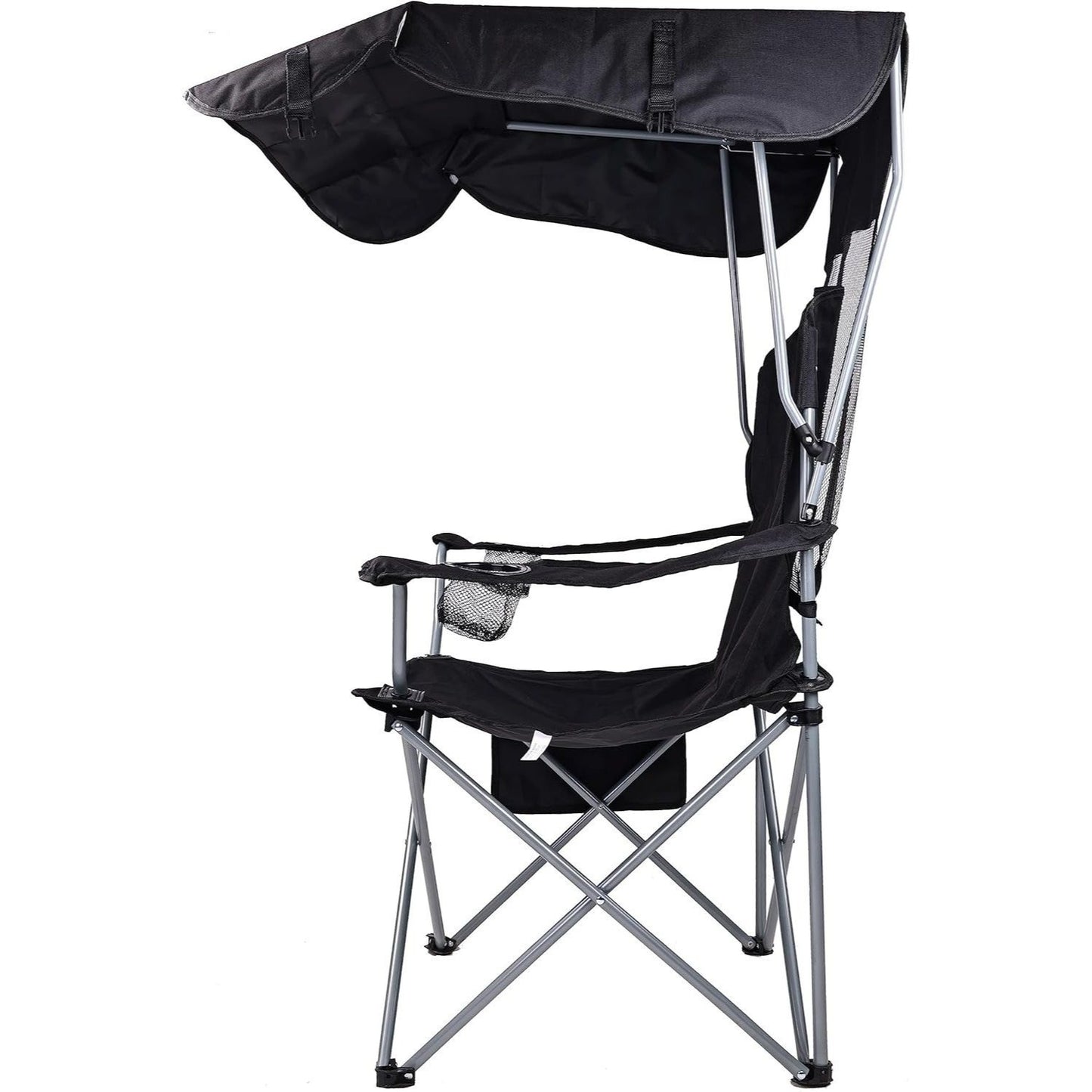 BalanceFrom Canopy Chair Folding Camping Recliner Support with Carrying Bag