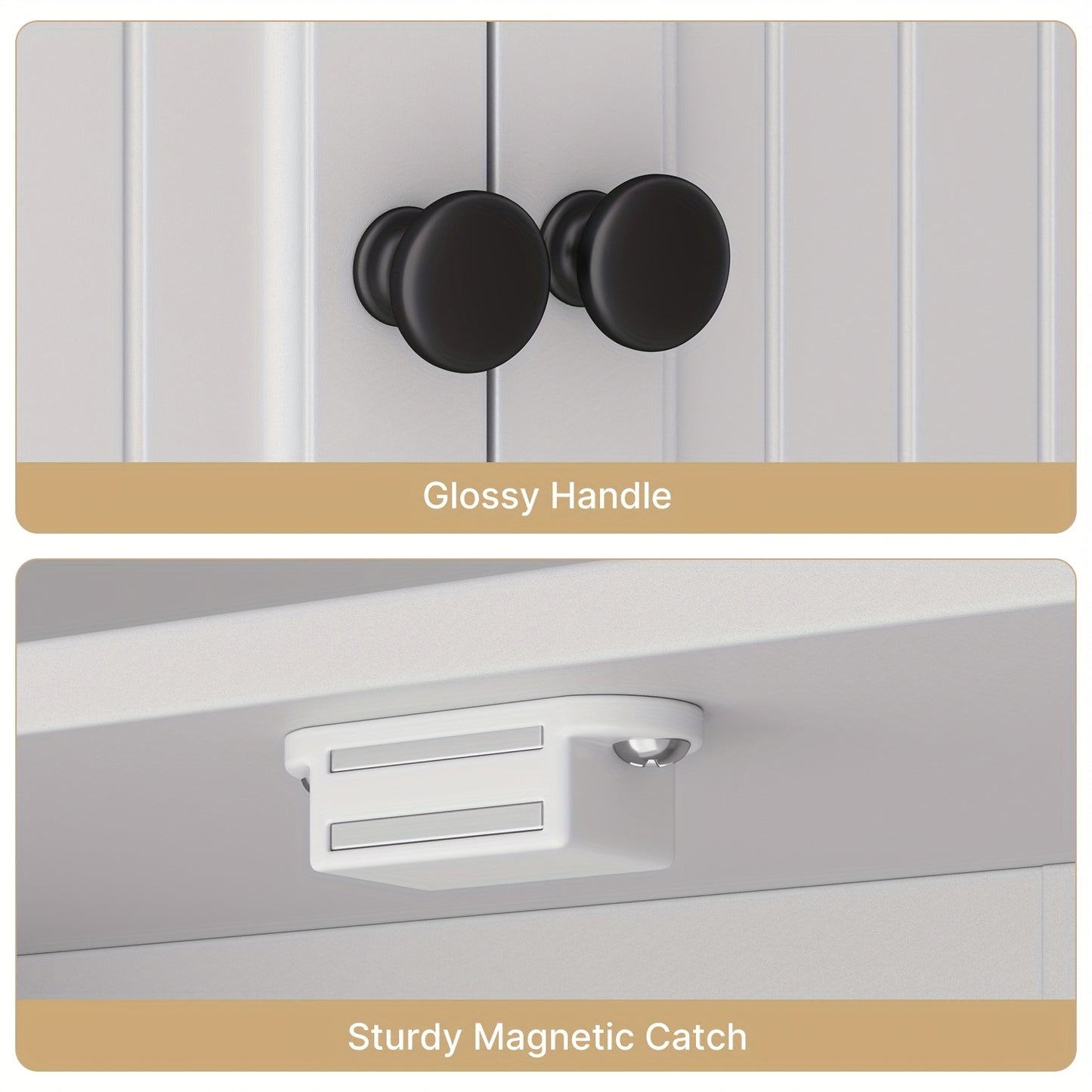 Over The Toilet Storage Cabinet With Adjustable Shelves 5 Doors Bathroom White