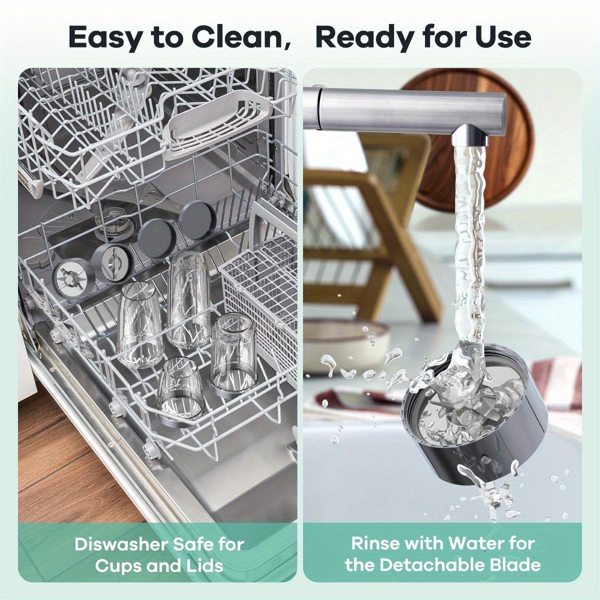 900W Smoothie Blender Set 15Pcs With 4 BPA Free Cups