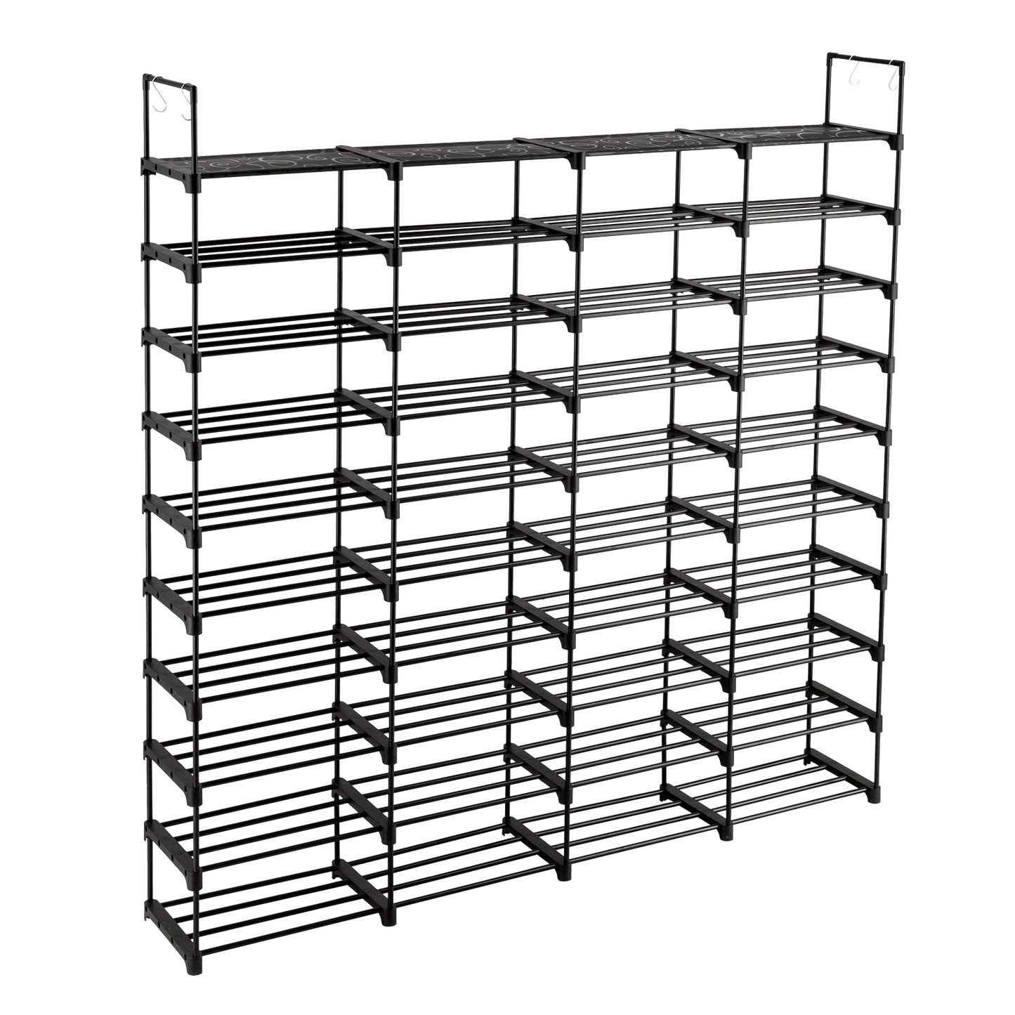 MOTOOS 10 Tier Shoe Rack Space Saving Storage Organizer For Shoes