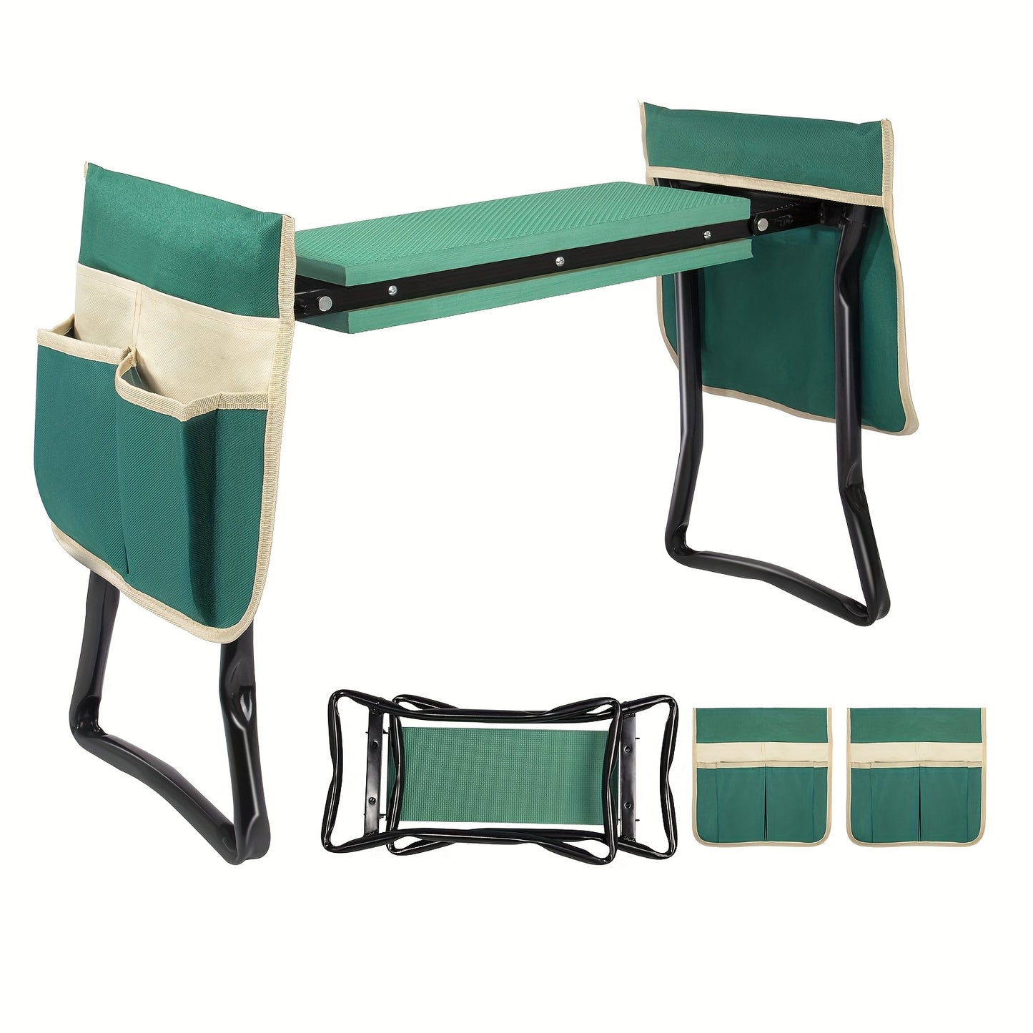 Uten Upgraded Foldable Garden Kneeler And Seat With Thick Soft Kneeling Pad