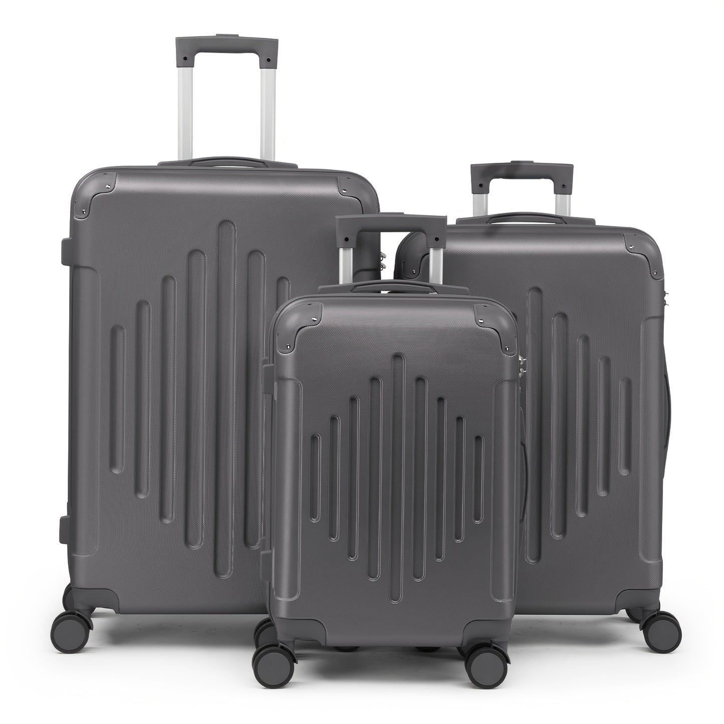 [20-28" ABS Luggage] Airline Approved Lightweight 20/24/28 Inch Carry-On Luggage | ABS Hardshell, TSA Lock & Silent Spinner Wheels