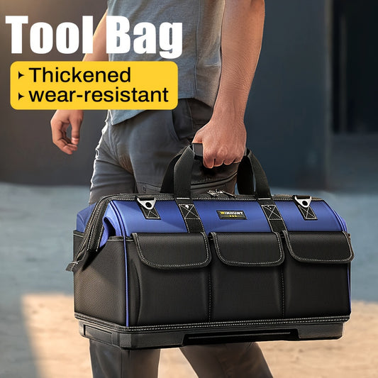 WINHUNT 15 17 19 Inch Heavy Duty Tool Bag Large Capacity 3 Layer Organizer