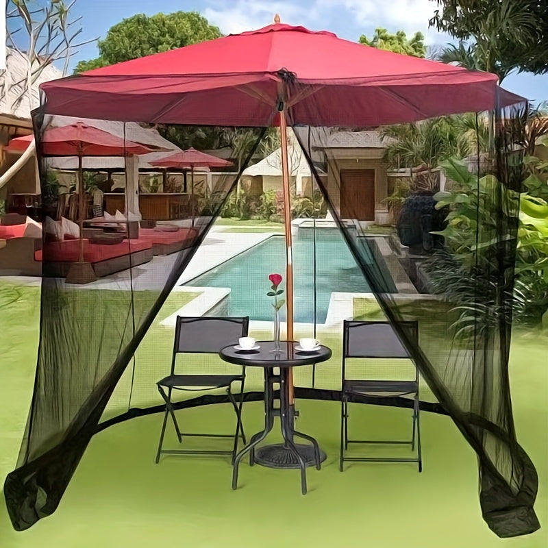 Courtyard Mosquito Net Sunshade Mesh Cover Outdoor Umbrella Without Pole