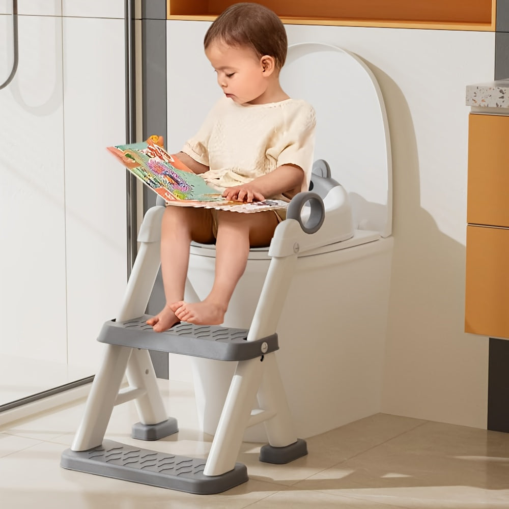 2 in 1 Potty Training Toilet With Steps And Handrails