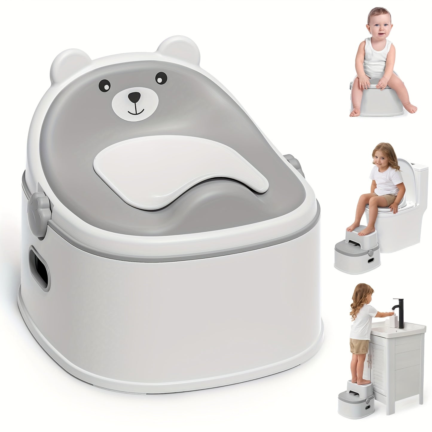 3 In 1 Potty Training Toilet Portable Potty Seat Toddler
