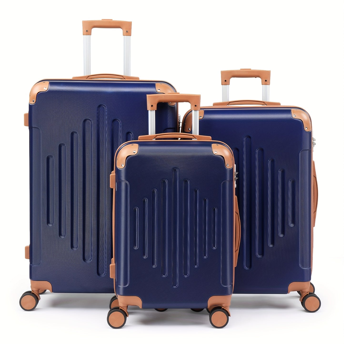 [20-28" ABS Luggage] Airline Approved Lightweight 20/24/28 Inch Carry-On Luggage | ABS Hardshell, TSA Lock & Silent Spinner Wheels
