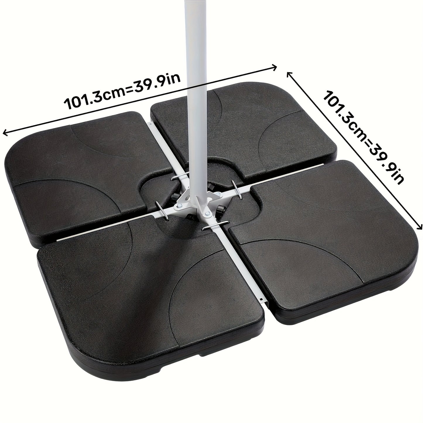 [Outdoor Patio Umbrella] 9ft Outdoor Patio Umbrella | 8 Colors, Push Button Tilt Crank, 8 Iron Umbrella Ribs, For Garden, Deck, Backyard, Pool, Garden Houses (No Base)