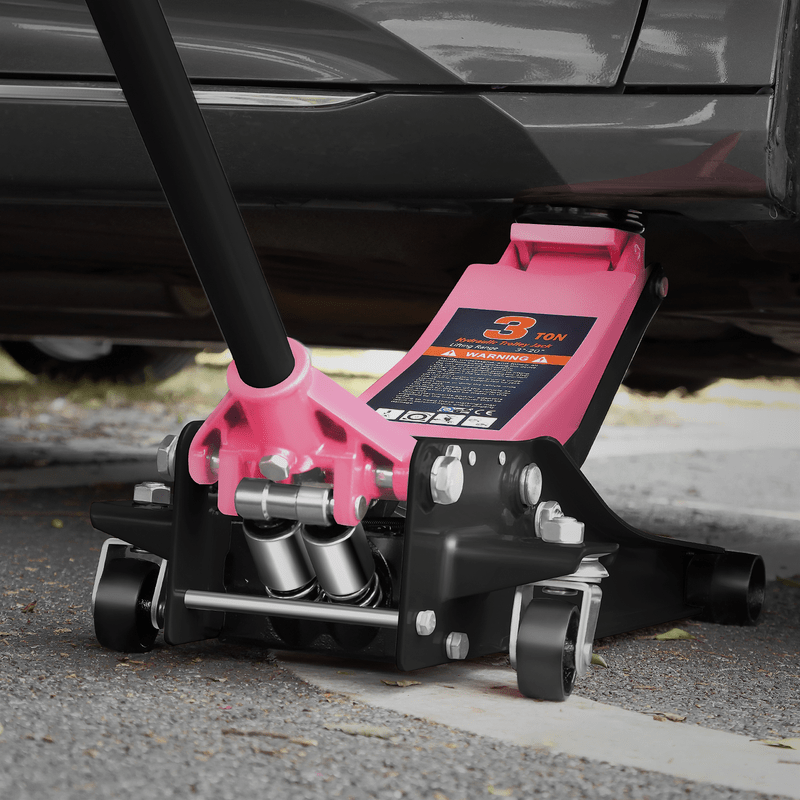 3 Ton Low Profile Hydraulic Floor Jack 6000 Lbs Capacity 3 To 20 Inches
