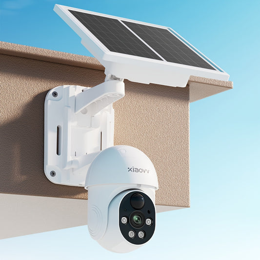 XIAOVV P6 1080P Solar WiFi Camera 360 PTZ Motion Detection Color Night Vision