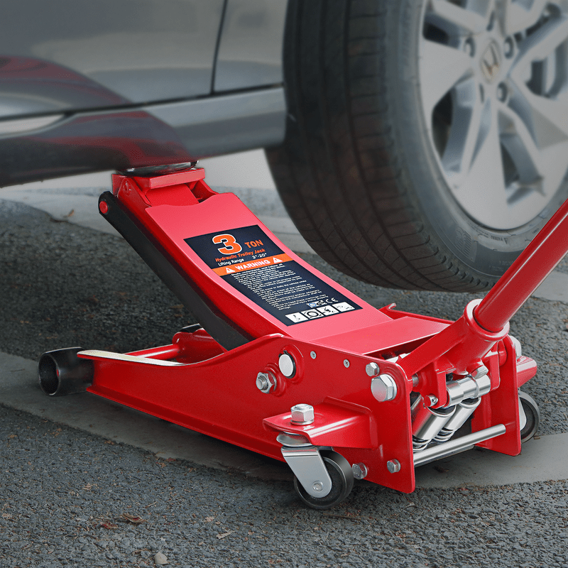 3 Ton Low Profile Hydraulic Floor Jack 6000 Lbs Capacity 3 To 20 Inches