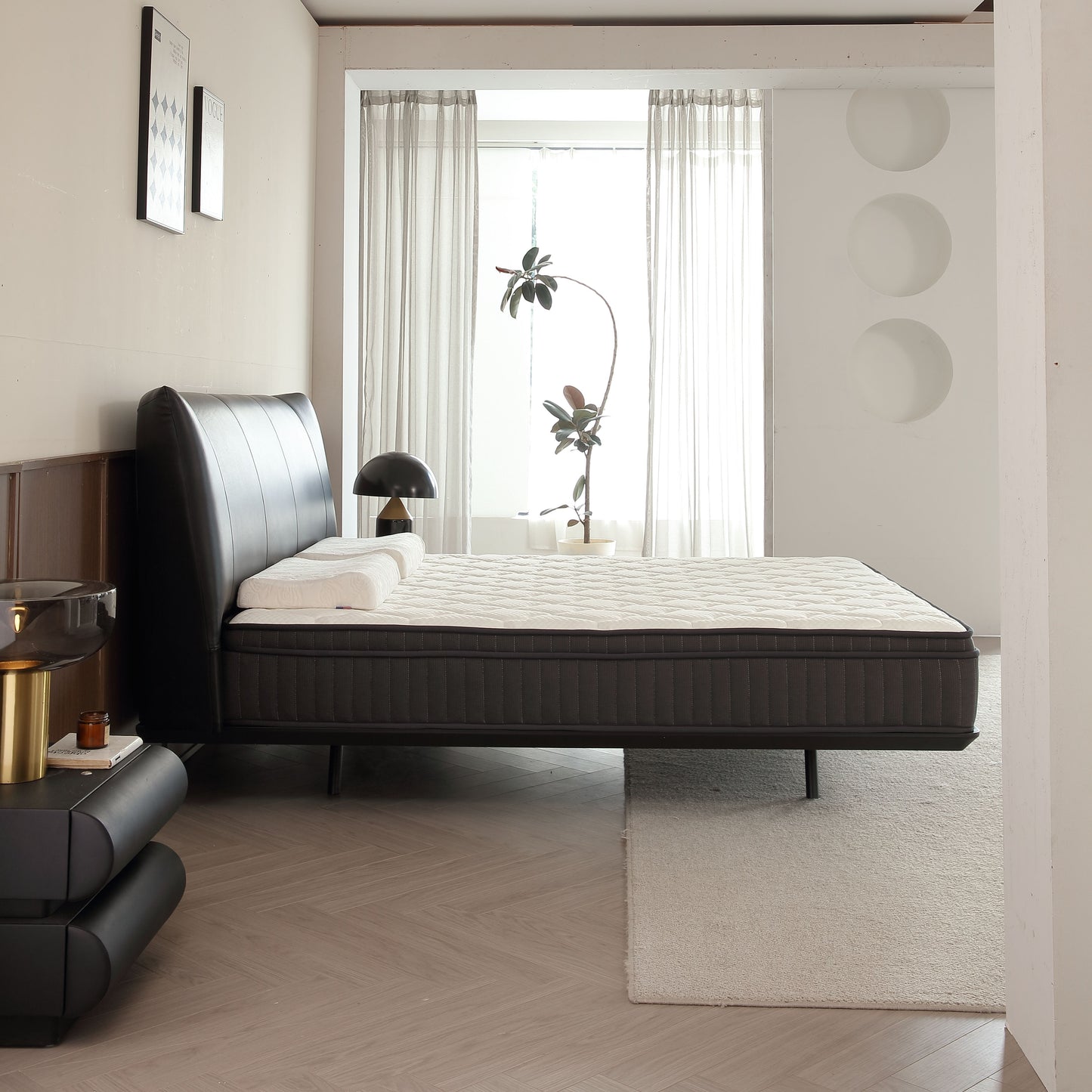 Hybrid Memory Foam Mattress Pocket Springs Edge Support