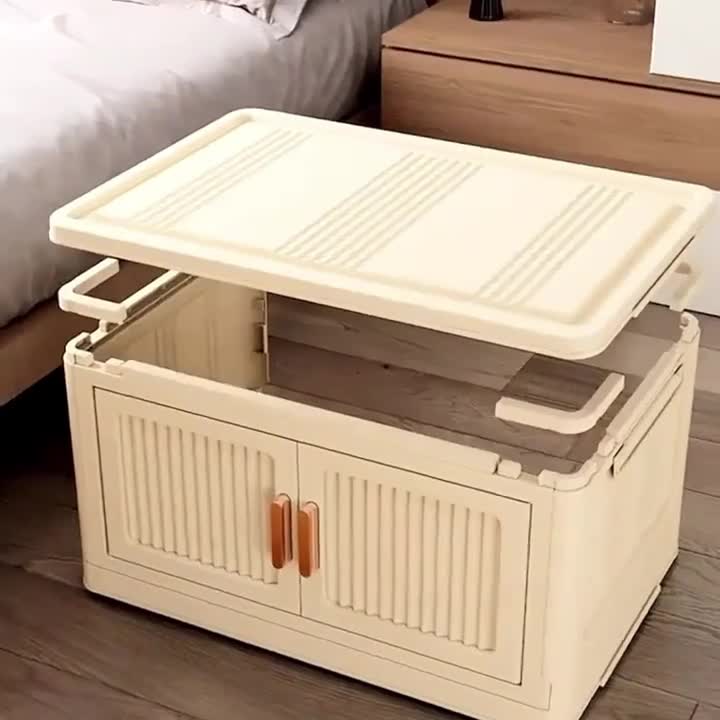 5 Tier Bathroom Folding Storage Cabinet White For Toiletries And Medicines