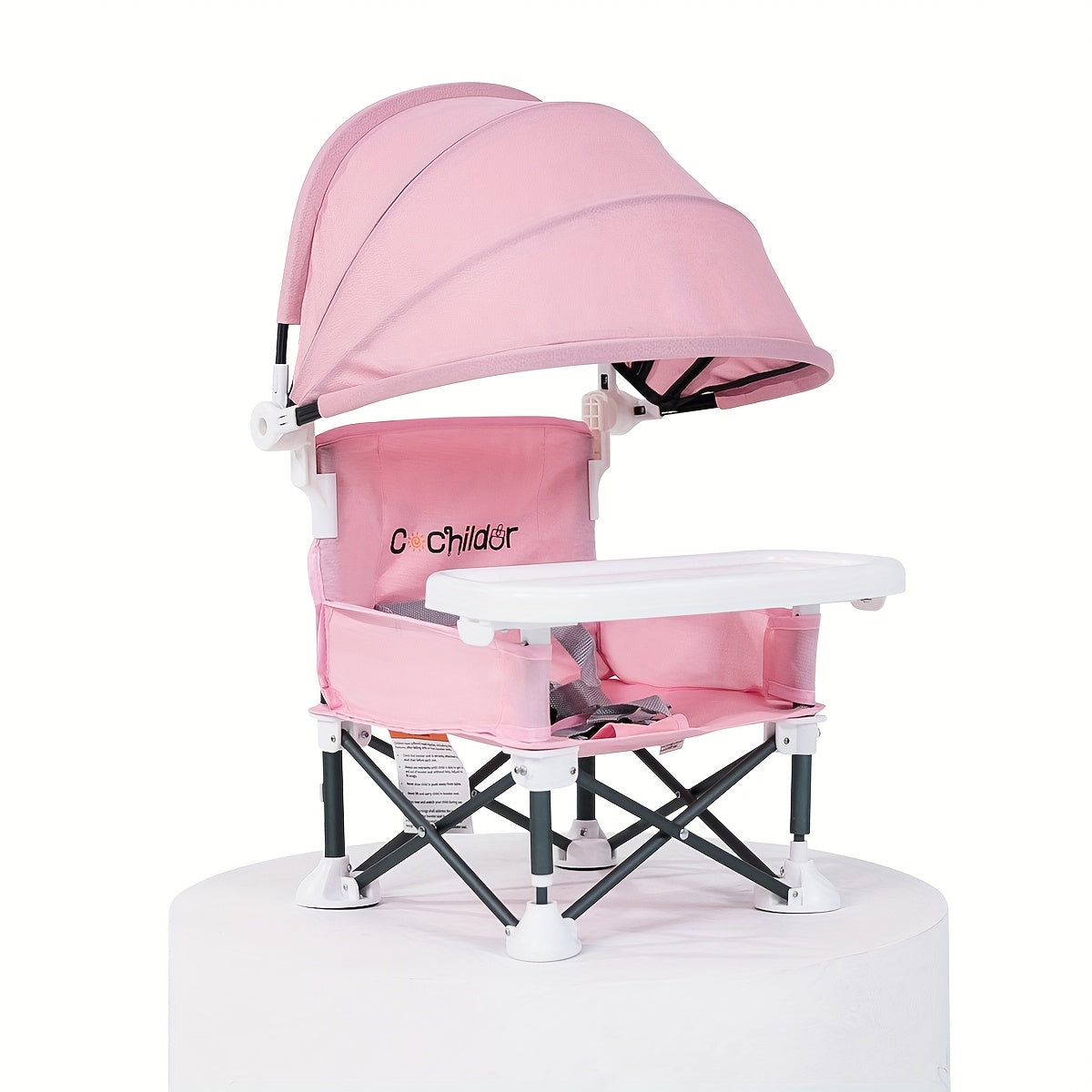 Cochildor Portable Booster Seat and High Chair with Detachable Tray