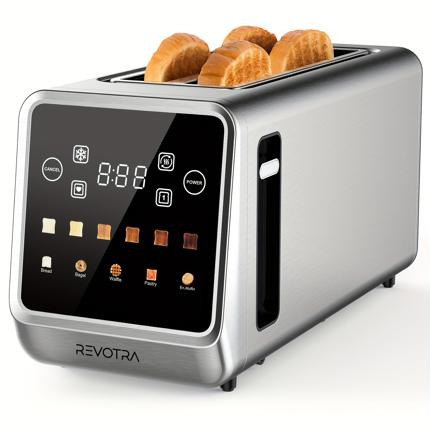 Long Slot 4 Slice Toaster With Touch Screen Display
