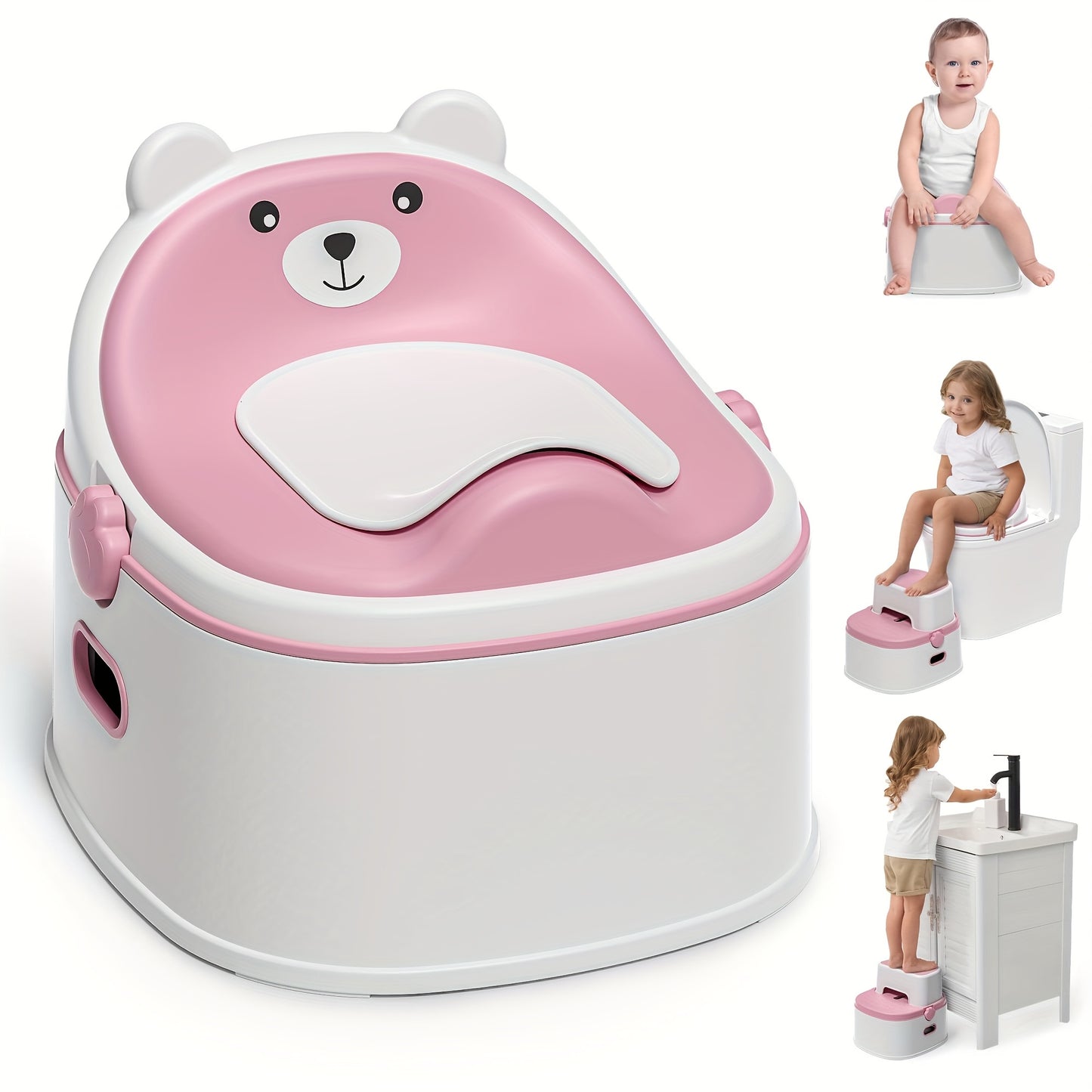 3 In 1 Potty Training Toilet Portable Potty Seat Toddler