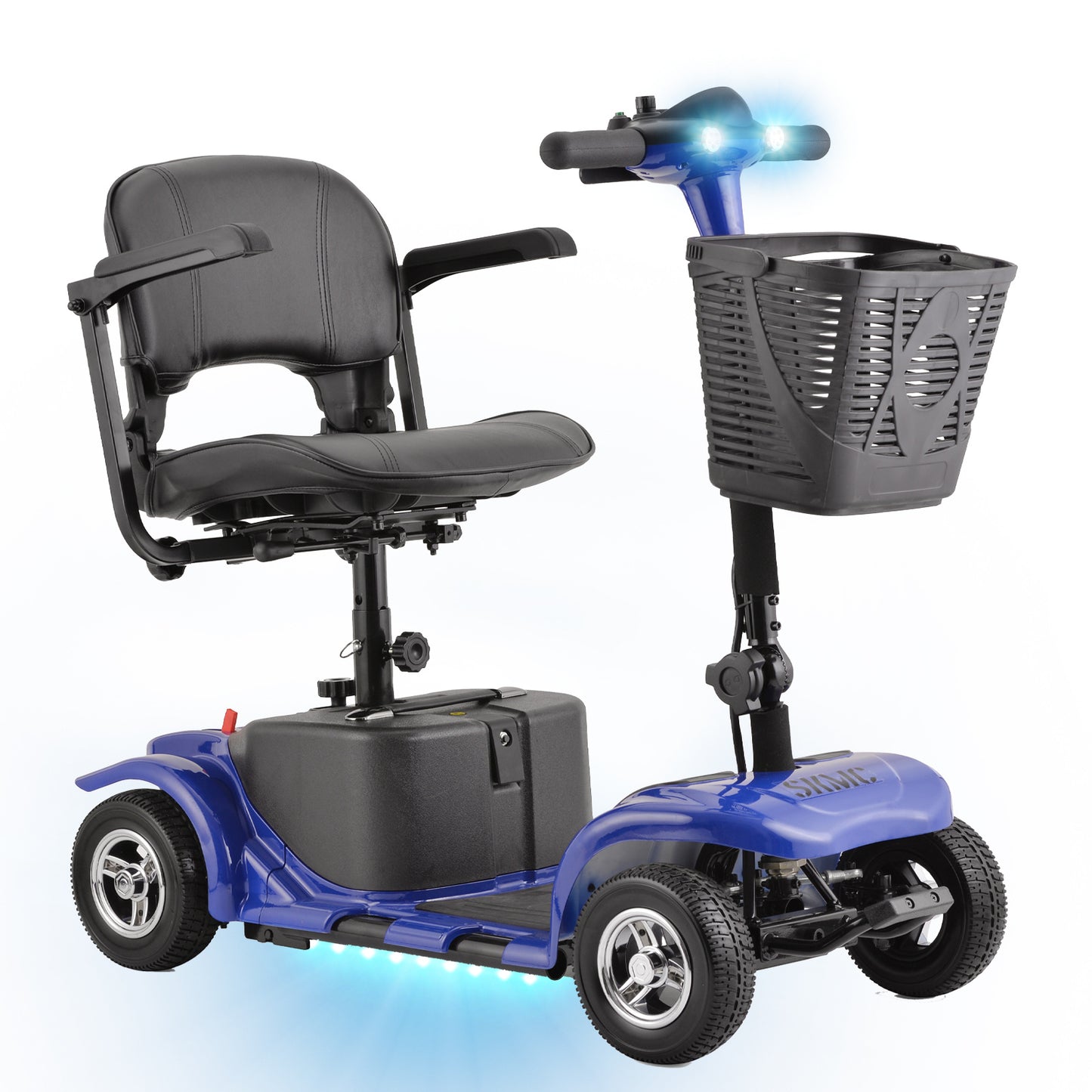 Electric Mobility Scooter for Adults, Senior, 4 Wheels Electric Powered Chargeable Device for Travel