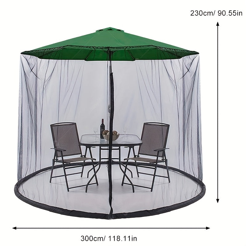 Courtyard Mosquito Net Sunshade Mesh Cover Outdoor Umbrella Without Pole